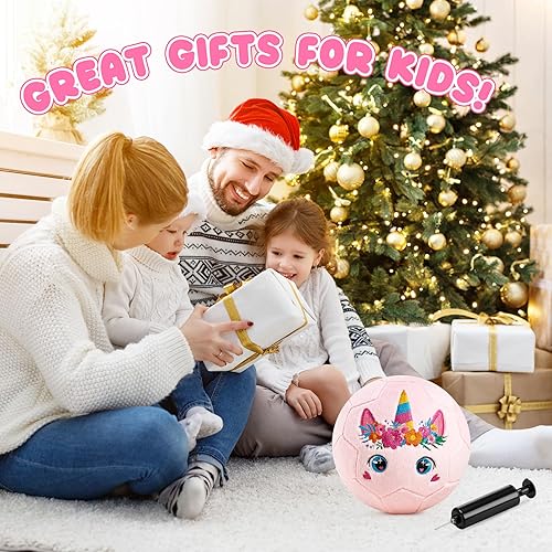 Miniatura 8 de ZOOJOY Balones de fútbol de interior para niños pequeños de 1 a 3 años, pelota de fútbol inflable silenciosa de felpa suave tamaño 3 para niños de 3