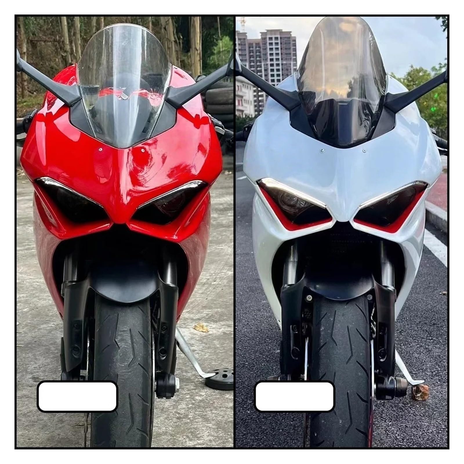 Cupolino Moto Parabrezza Per Moto Per Panigale V2 V4, Spoiler Per, Per WRS