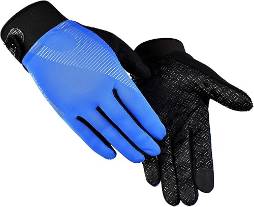 Miniatura 8 de YHT Guantes de entrenamiento, protección completa de la palma y agarre extra, guantes de gimnasio, pesca y esgrima para levantamiento de pesas,