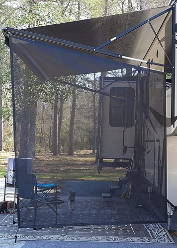 RV Awning Shade Screen