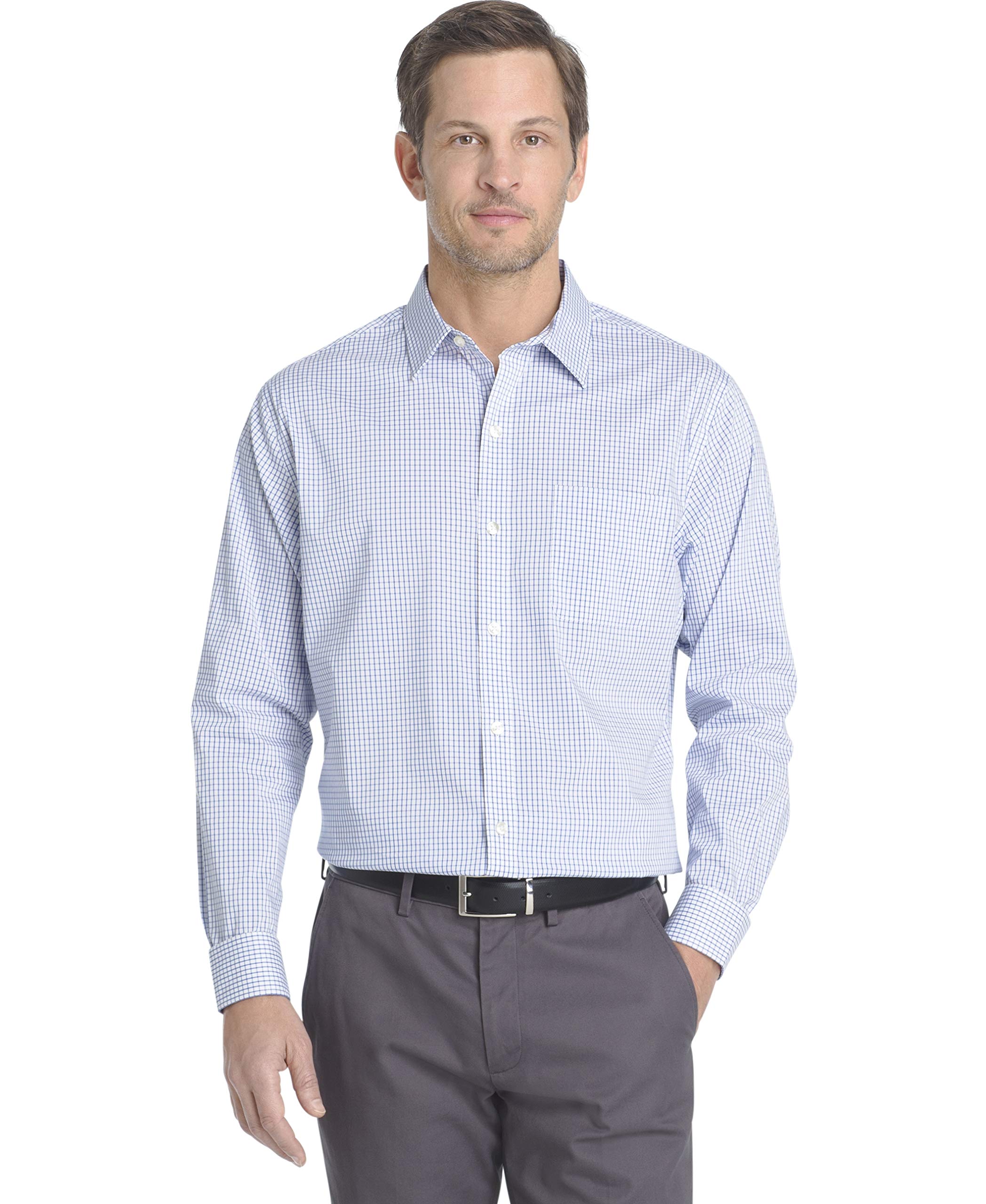 Men's 5025722 Long Sleeve Traveler Stretch Non Iron Shirt