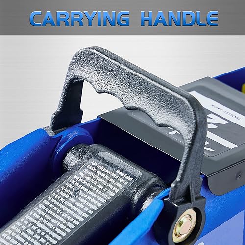 Miniatura 6 de Tonda gato de piso hidráulico, gato portátil para auto, capacidad de 2 toneladas (3,800 lb), azul