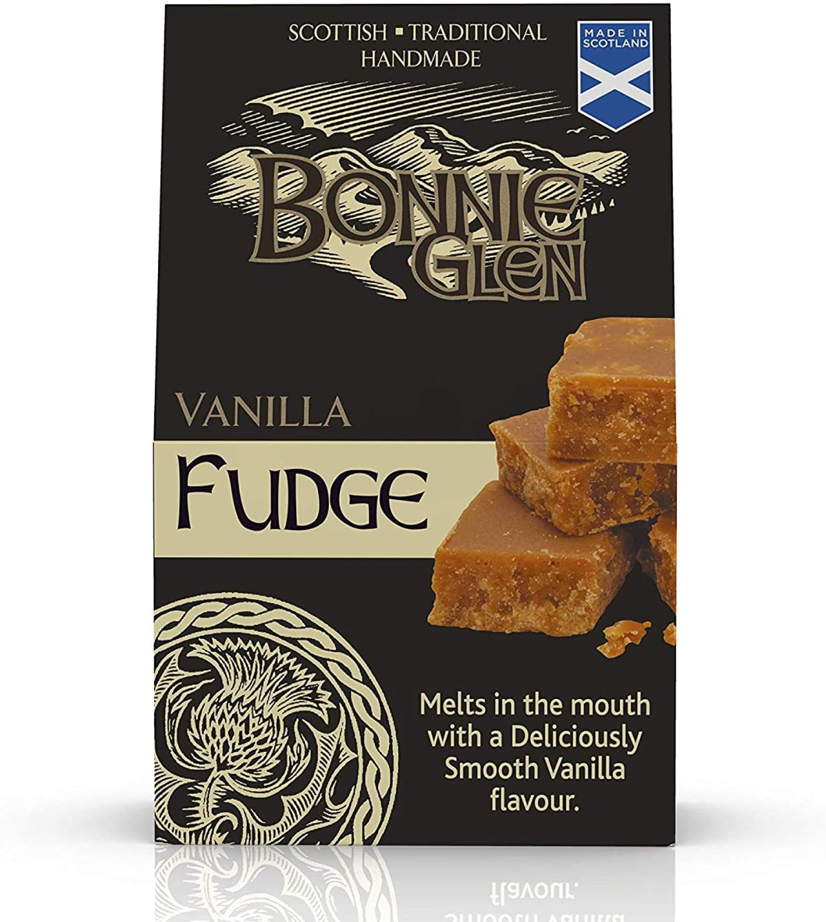 Bonnie Glen - Handmade Traditional Scottish Vanilla Fudge - Pouch 150g