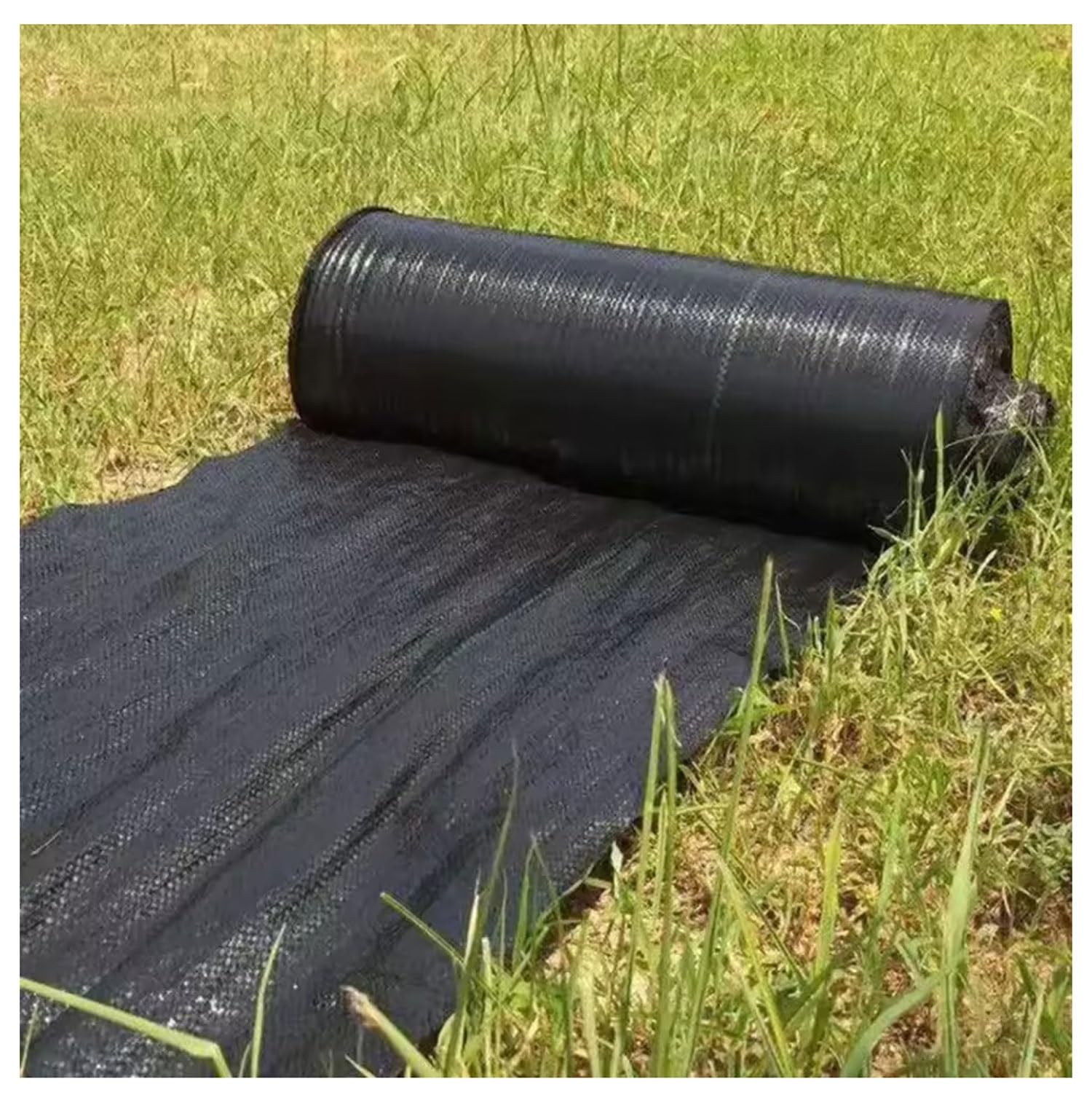 DIWAL Tela Geotextil De Control De Malas Hierbas, Malla Antihierbas para Jardín, Cubierta De Suelo Resistente para Caminos, Terraza, Grava, Parterres, Duradera Y Fácil De Usar(1m x 100m)