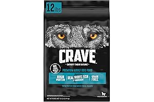 Crave Grain-Free High Protein Dry Dog Food with White Fish and Salmon