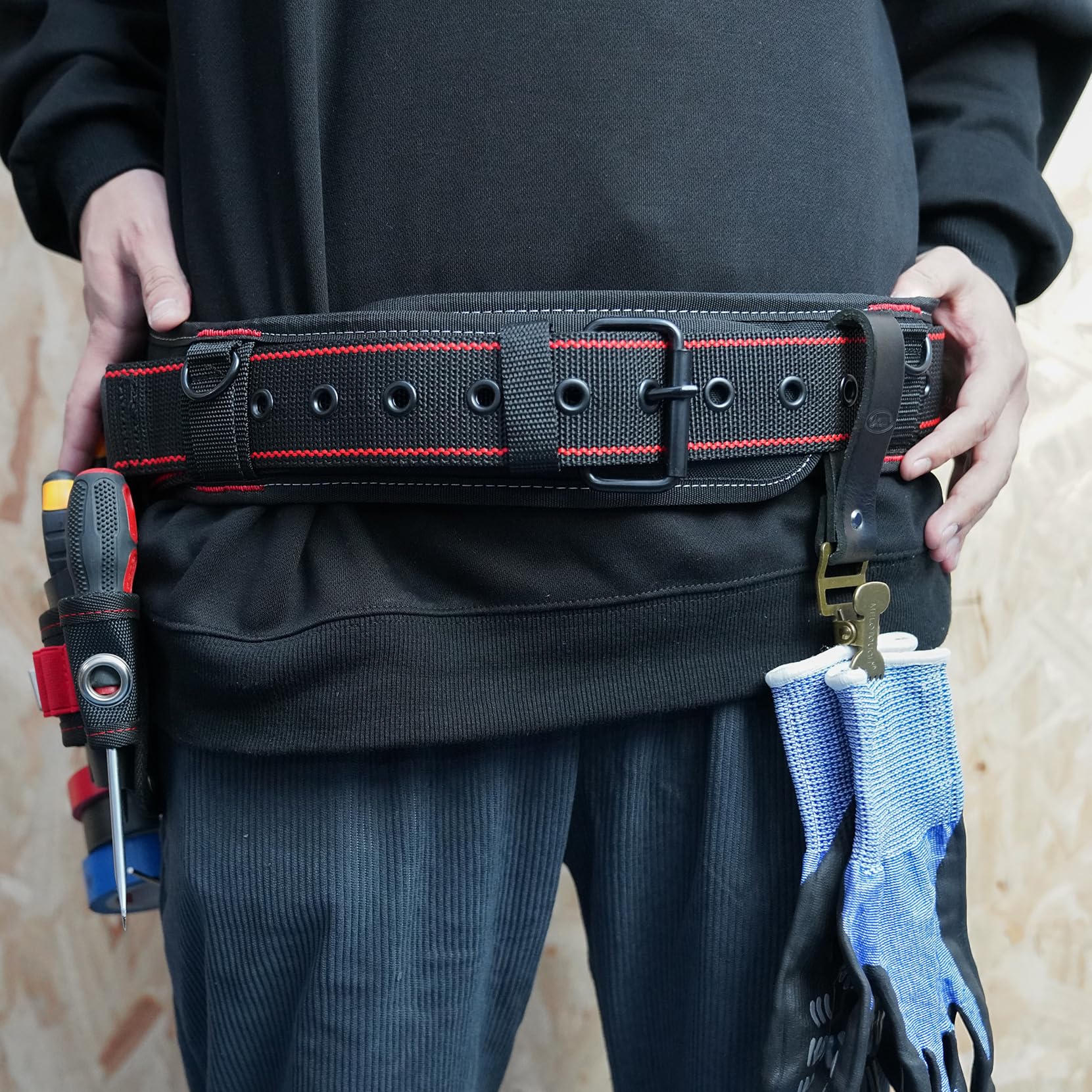 Tool Pouch For Belt Padded Tool Belt,4-Inch Heavy Duty Tool Belts