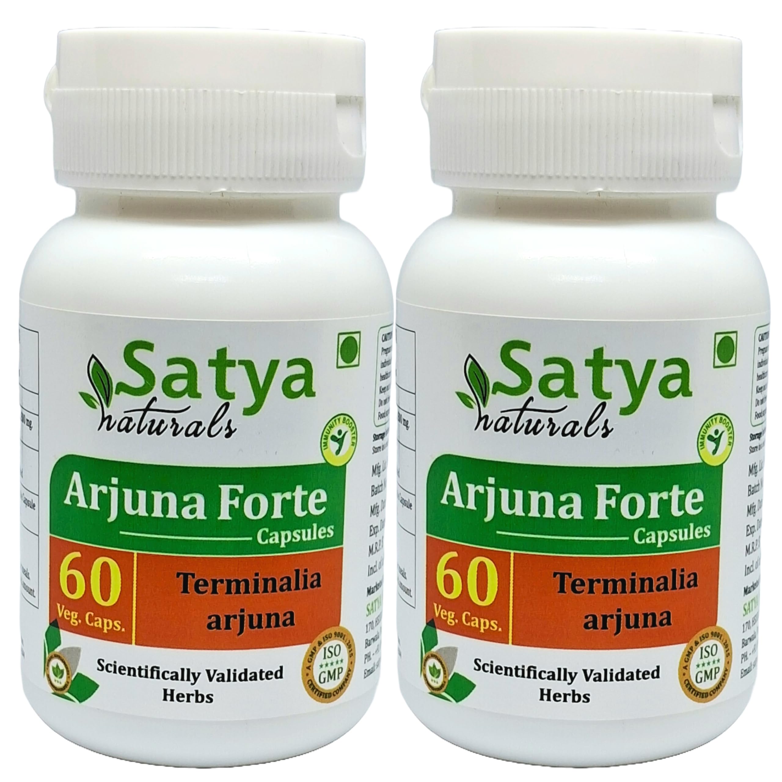 Terminalia Arjuna (Arjuna) Extract Capsules | Highest Potency, 100% Herbal Product | Pack of 60 X 500 mg. Veg. Capsules (Pack of 1 Bottle) — Amazon image 7