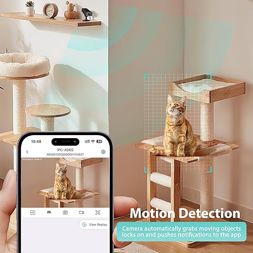 Miniatura 3 de Mini cámara, cámara de niñera para el hogar, nube gratuita, configuración instantánea con cuerpo más estrecho para una fácil posición, detección de