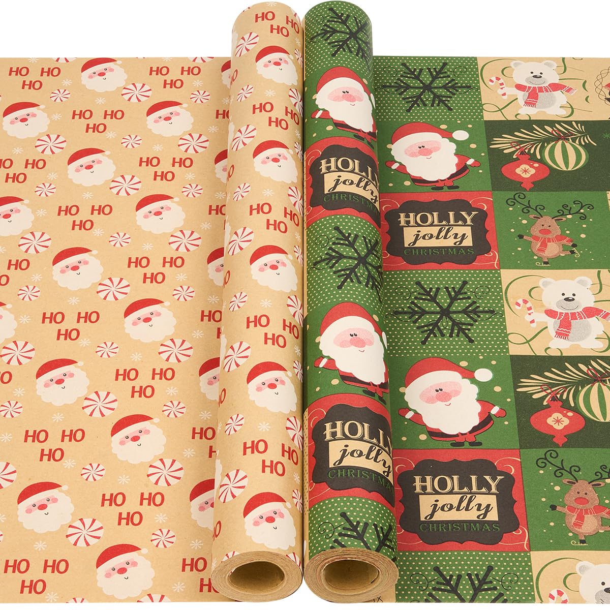 43cm *12m Christmas Wrapping Paper Roll,DXTXTJ Recyclable - View #3
