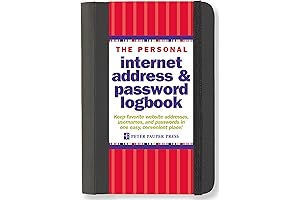 The Personal Internet Address & Password Logbook