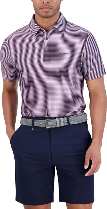 Ben Sherman Mens Performance Golf Shirts Stretch, Extra Soft Fabric, Moisture-Wicking, Odor Resistant