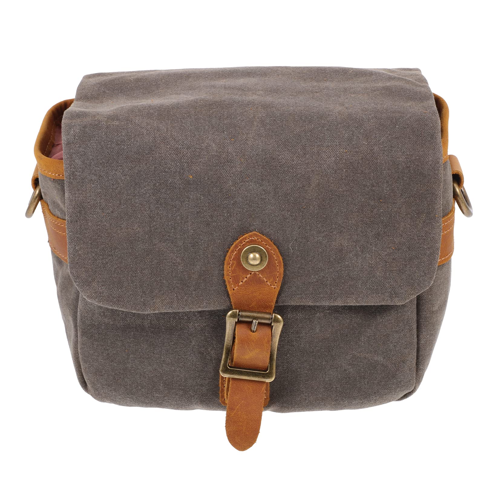 COHEALI Borsa per Fotocamera in Canvas Verde Tracolla Regolabile e Protezione per Fotocamera, Borsa Portatile per Uso Outdoor e Viaggio
