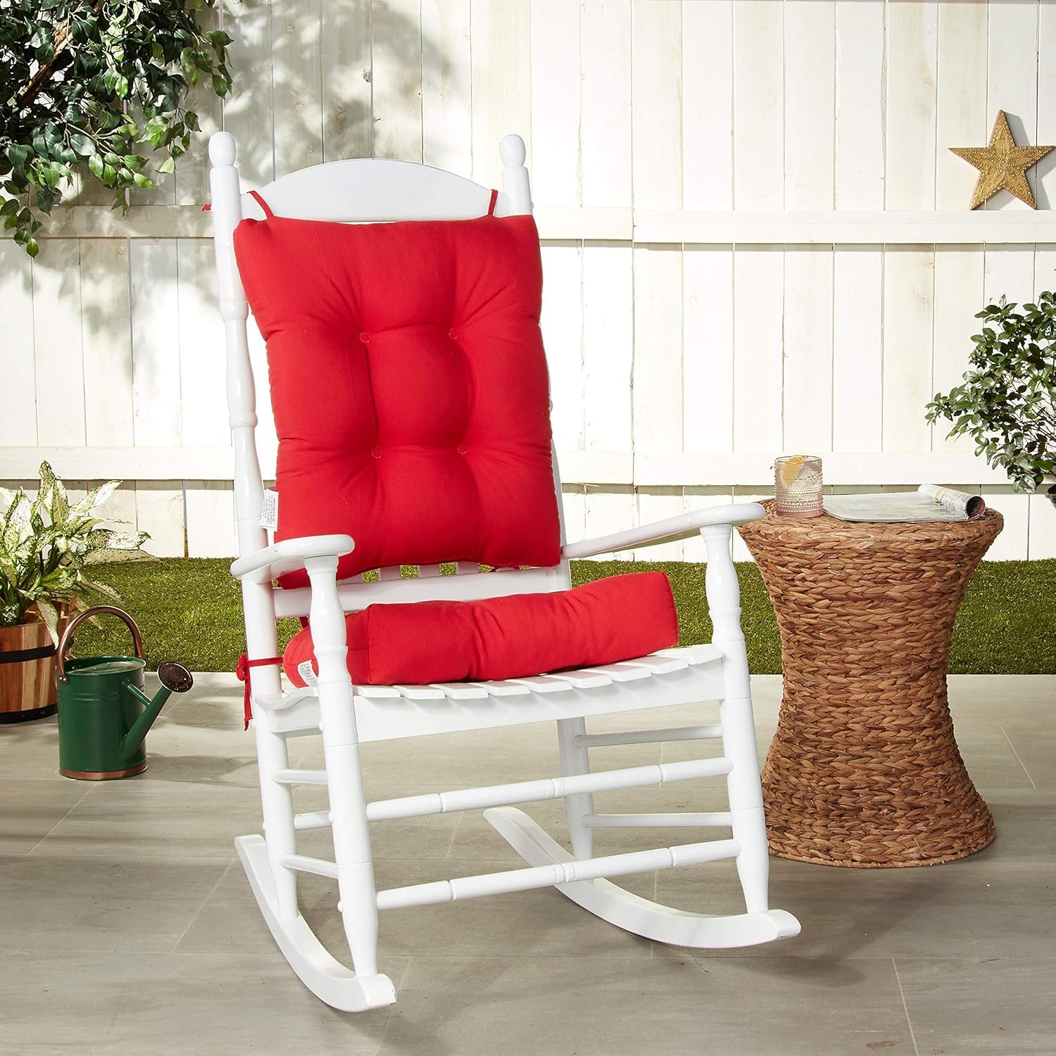 Snapklik.com : Solarium Rocking Chair Cushion Set, Assembled In The USA ...