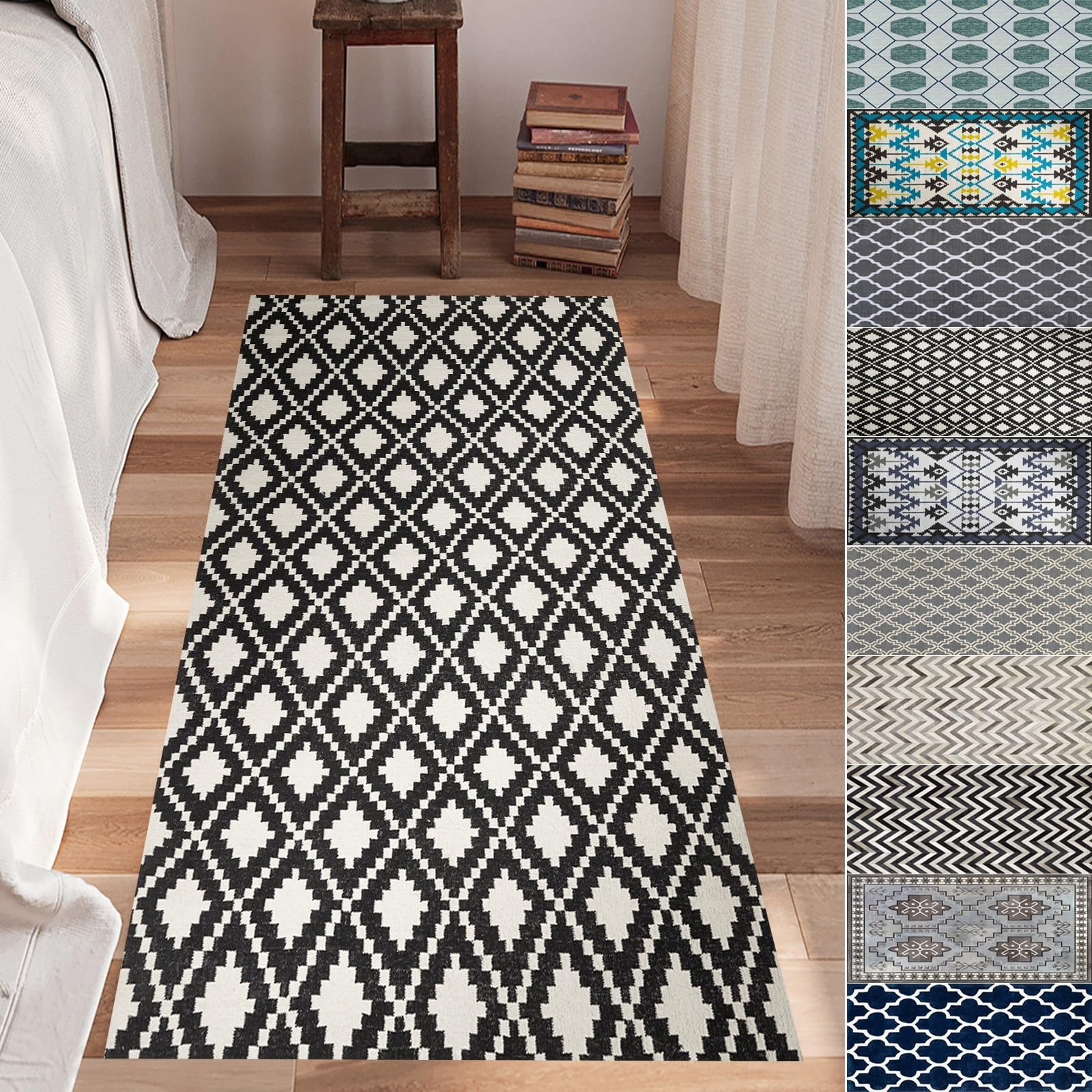 Alfombras de pasillo 40 x 250 cm de cocina antideslizantes que no sueltan pelo