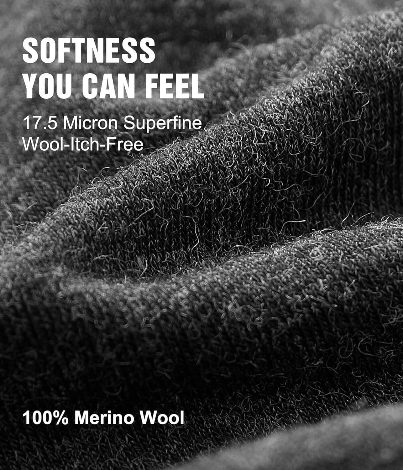 100% Merino Wool T-Shirts for Men 2 Packs, V Neck Men Short Sleeve Undershit, Breathable Lightweight Base Layer Tee - Image 4