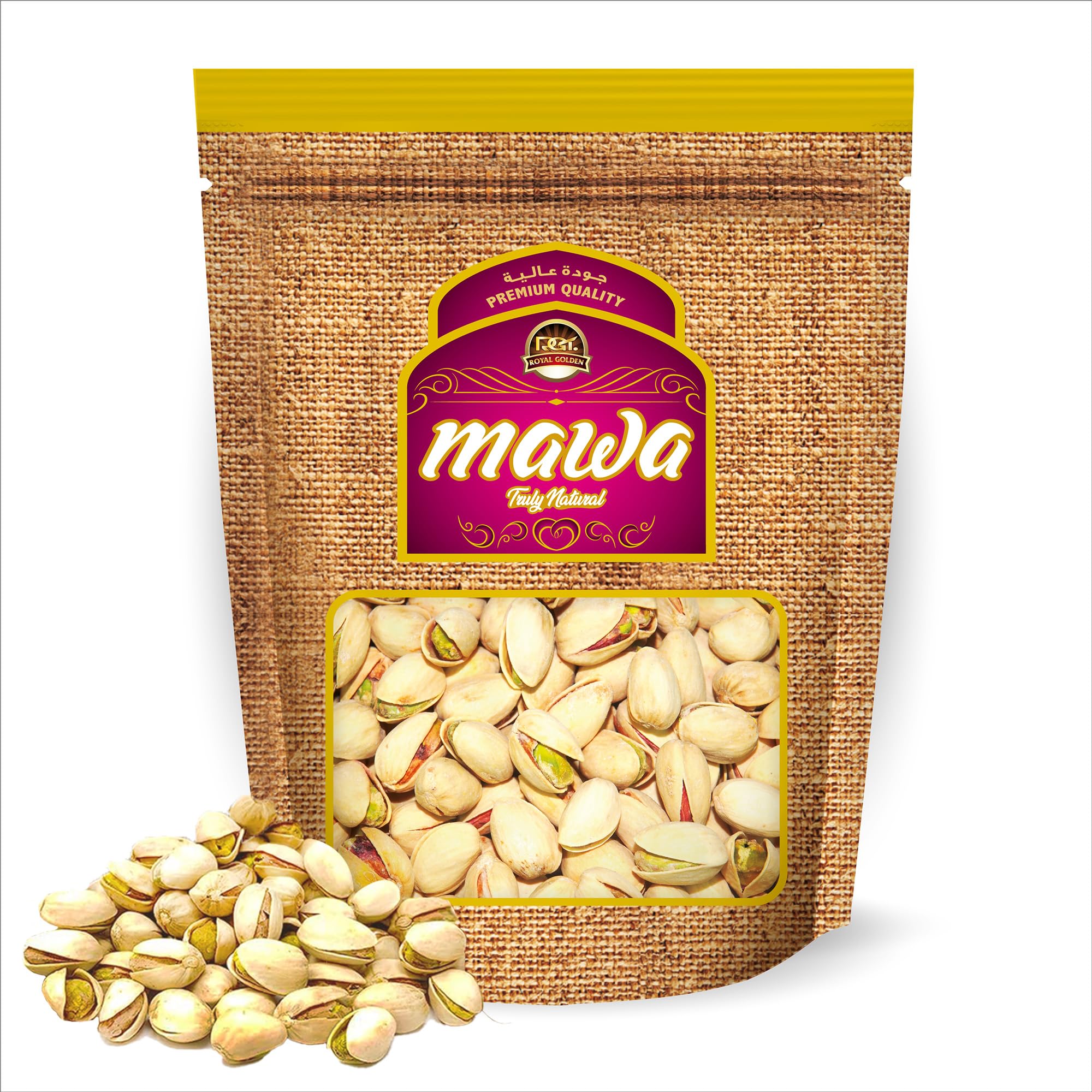 MAWA Roasted Salted Pistachio in Shell - 500g