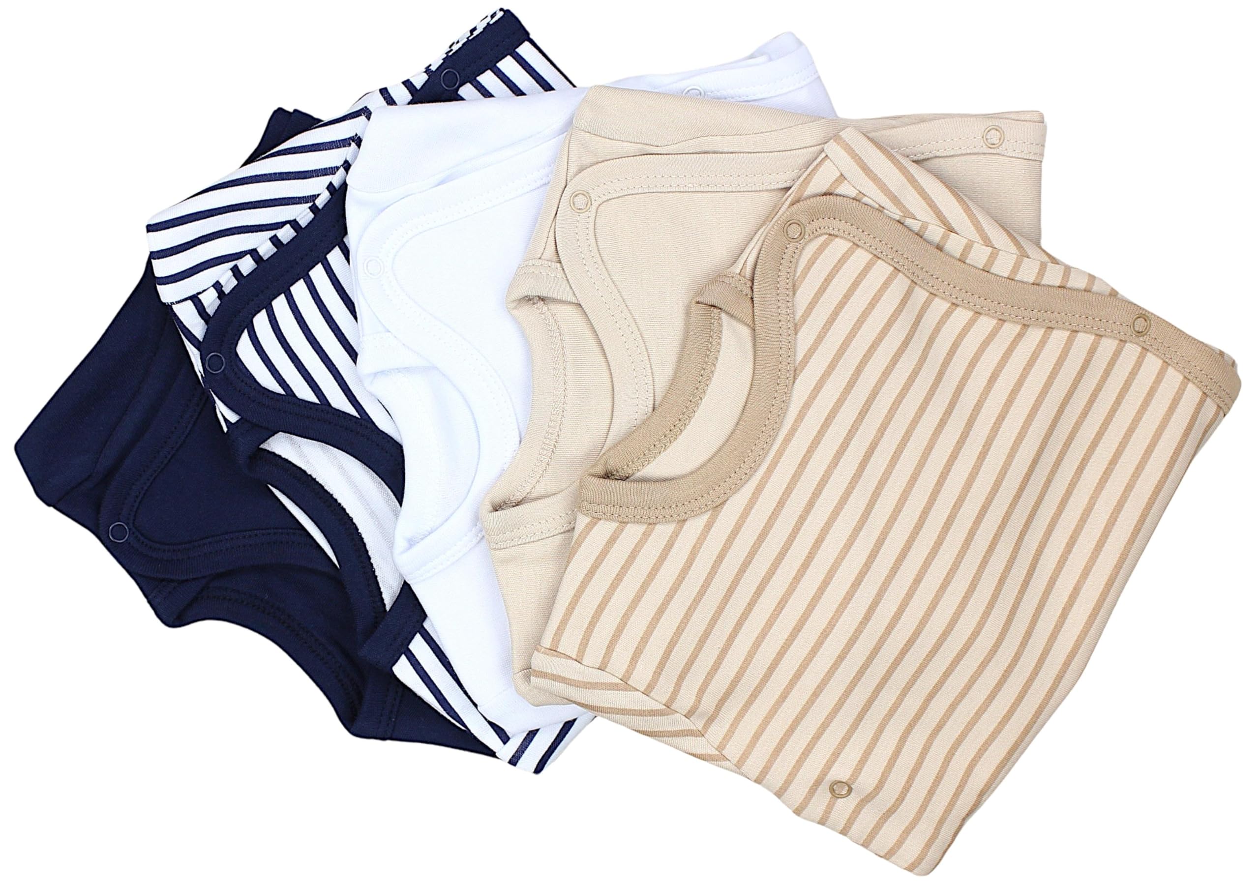 TupTam Body Neonato – Body Bambino a Maniche Lunghe con Chiusura Laterale in Cotone, Set 5 Pezzi
