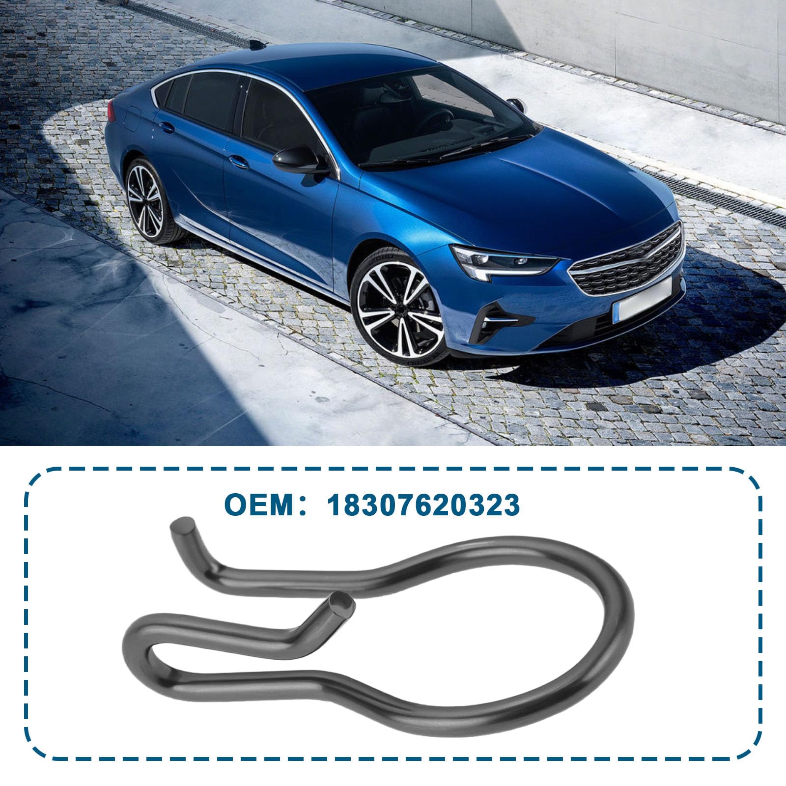 ECSiNG Lot de 2 pinces de commande électroniques pour clapet d'échappement 18307620323 Compatible avec BMW Série 2/3 X5 X6 I8