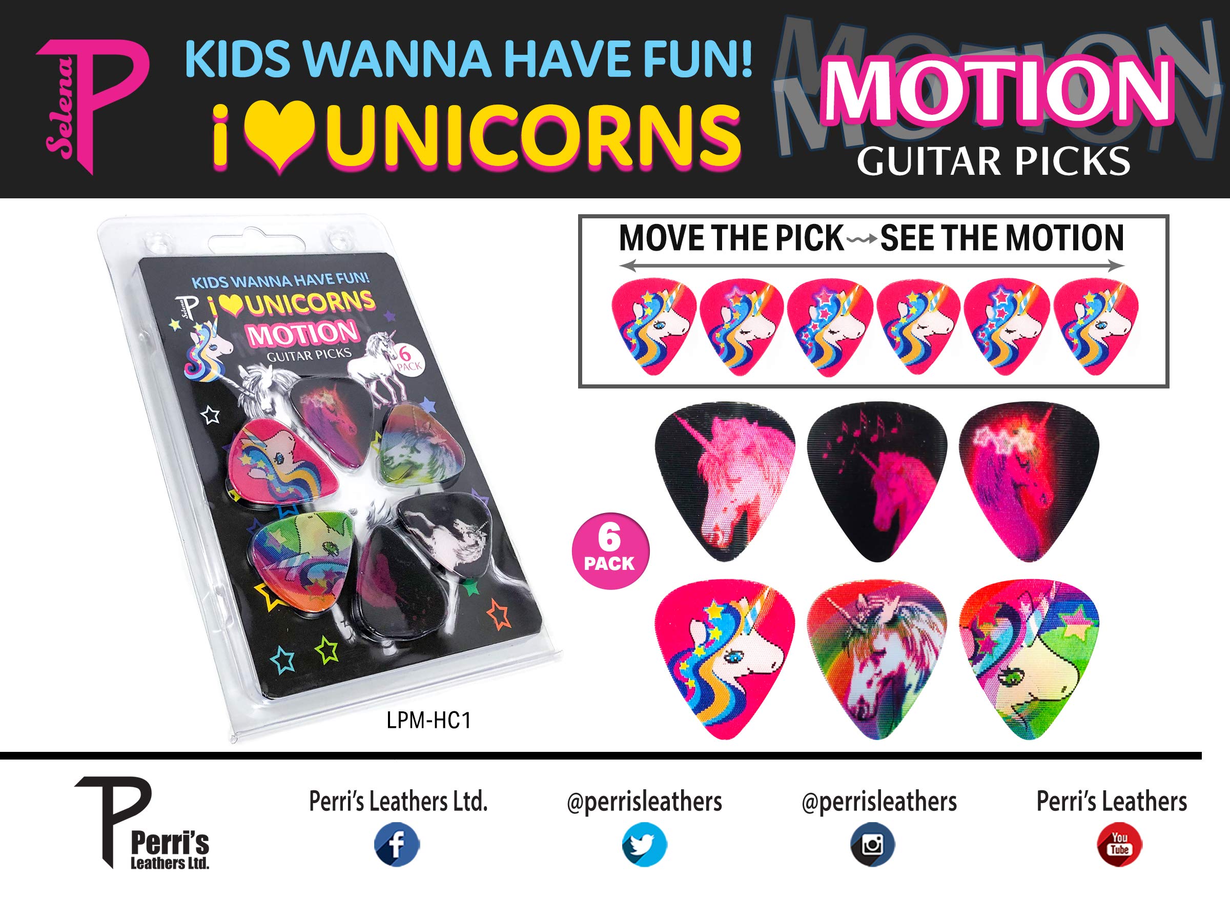 Perri's Leathers Ltd. Guitar Picks (LPM-HC1)