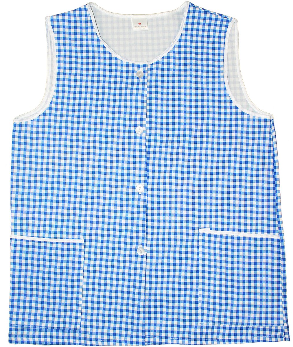 Kentex Online Women's Blue Overalls Home Work Overall Button Through (Wx, )