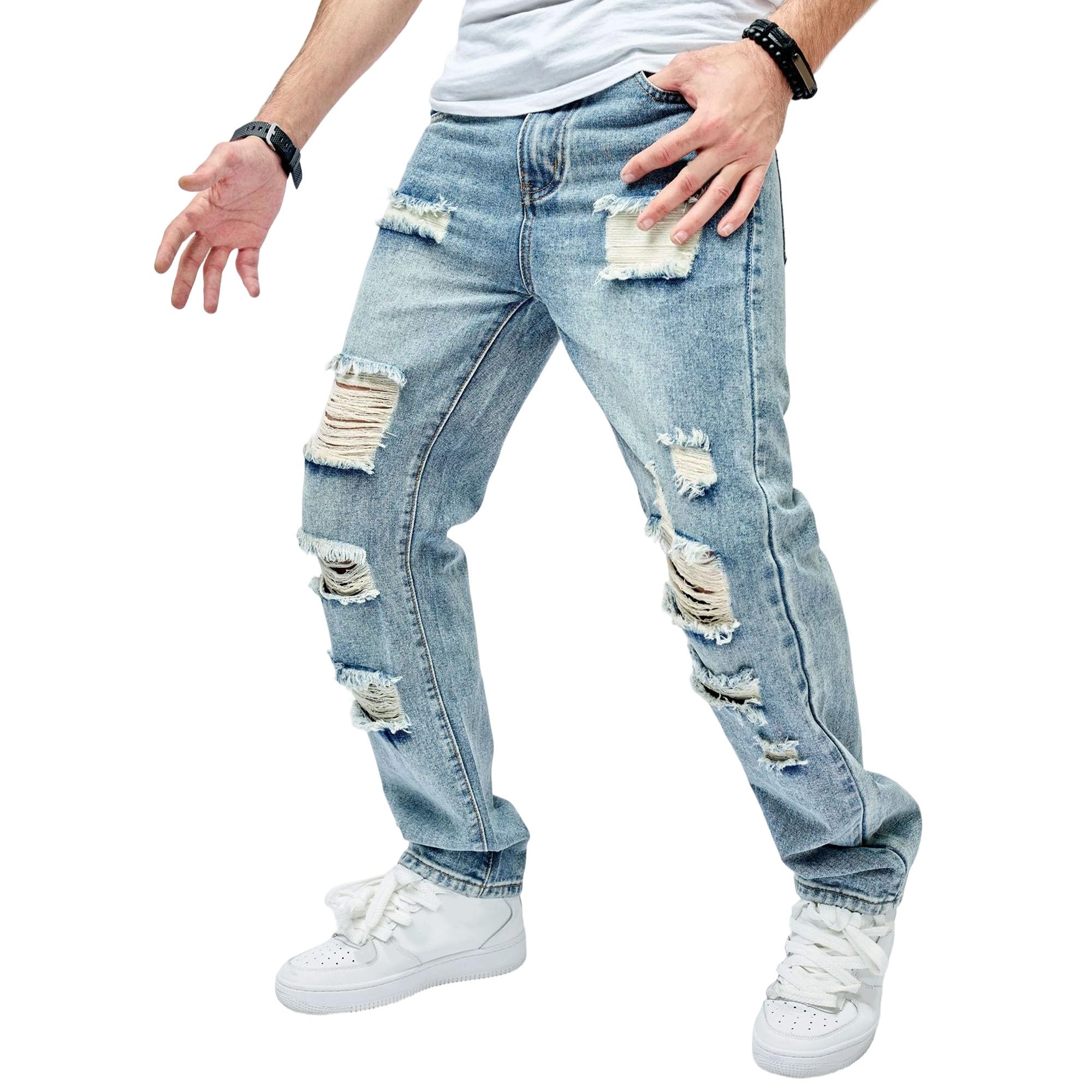 Jean coupe bottillon homme confortable pour silhouette ajustée - 8