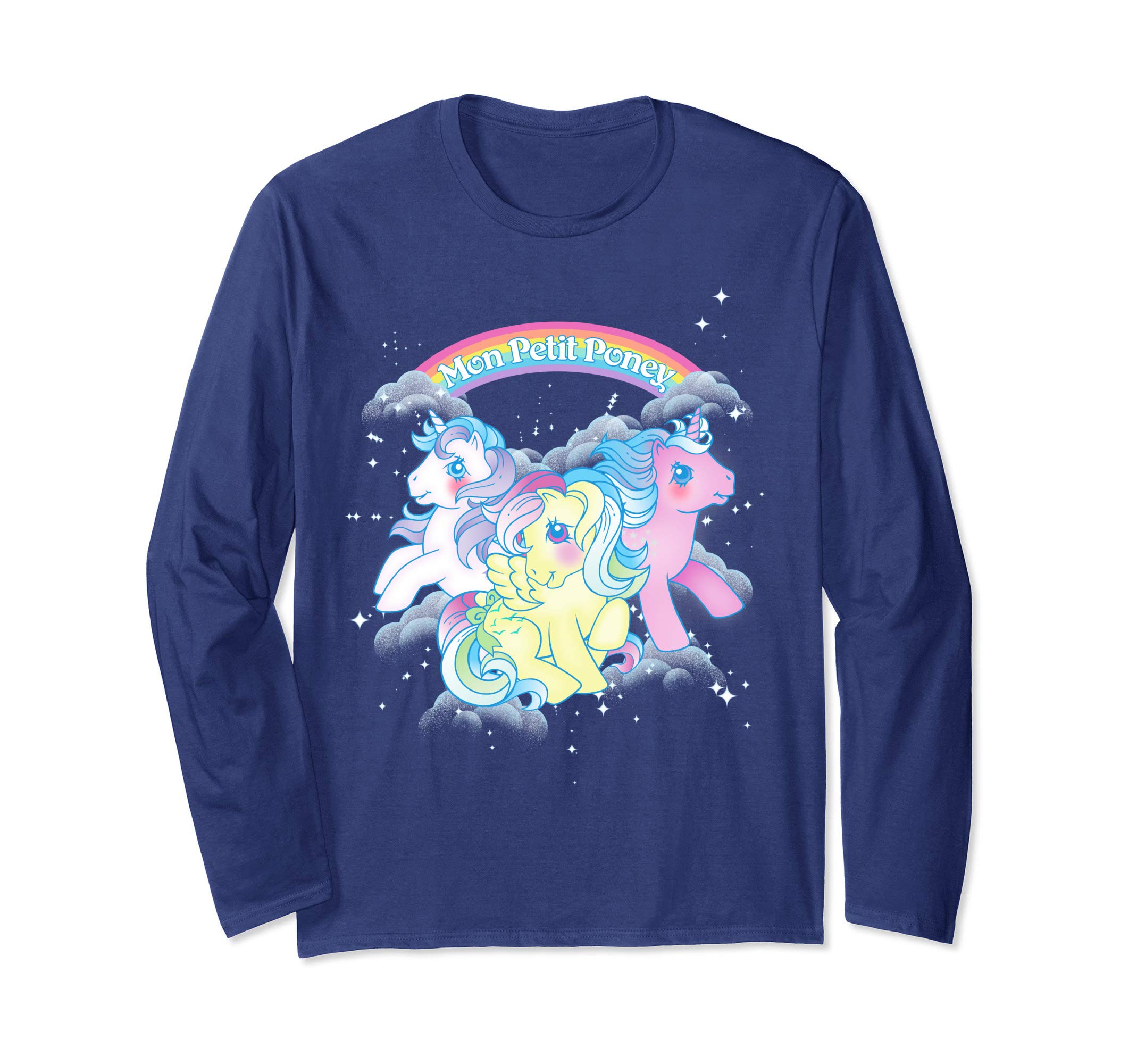 My Little Pony Mon Petit Poney Vintage Rainbow Cloud Group Long Sleeve T-Shirt