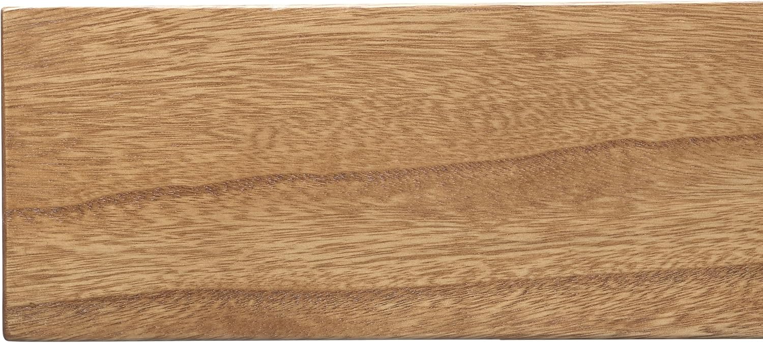 Dogberry Collections 48 in. Aged Oak Classic Fireplace Mantel Shelf