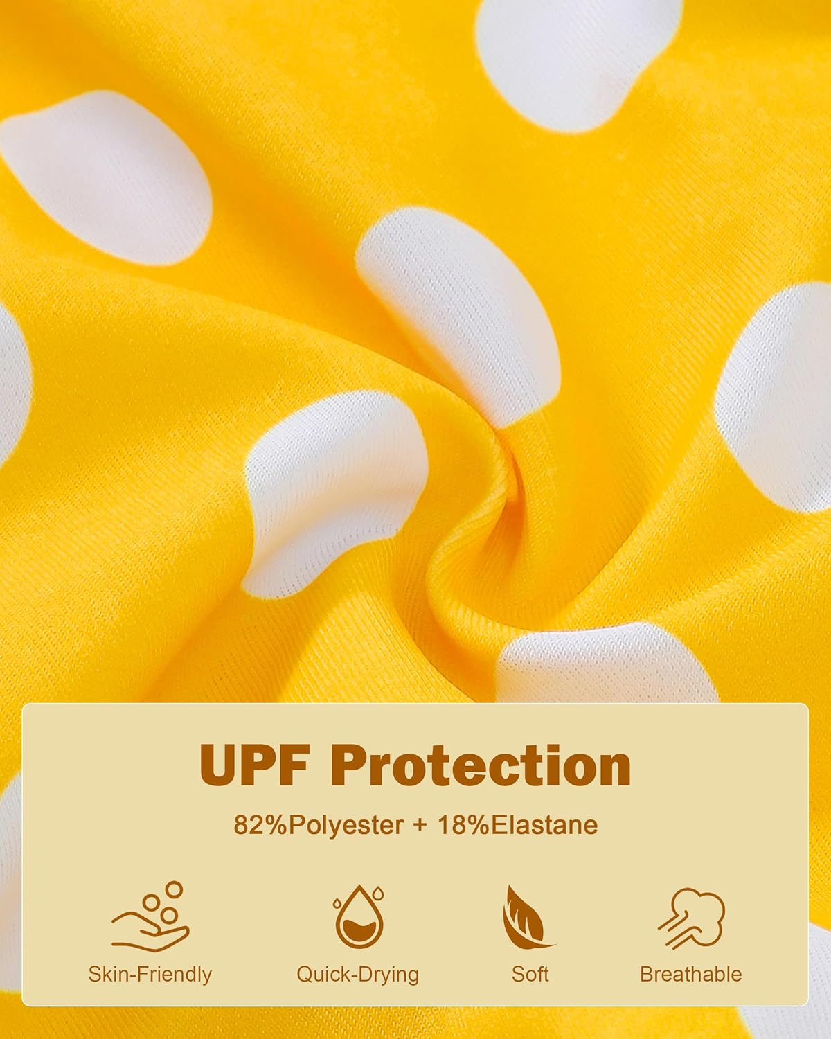 Baby Girl Swimsuit Infant Summer One-Piece Bathing Suit with Hat Ruffle Beach Tankini Bikini Toddler Swimwear - Image 6