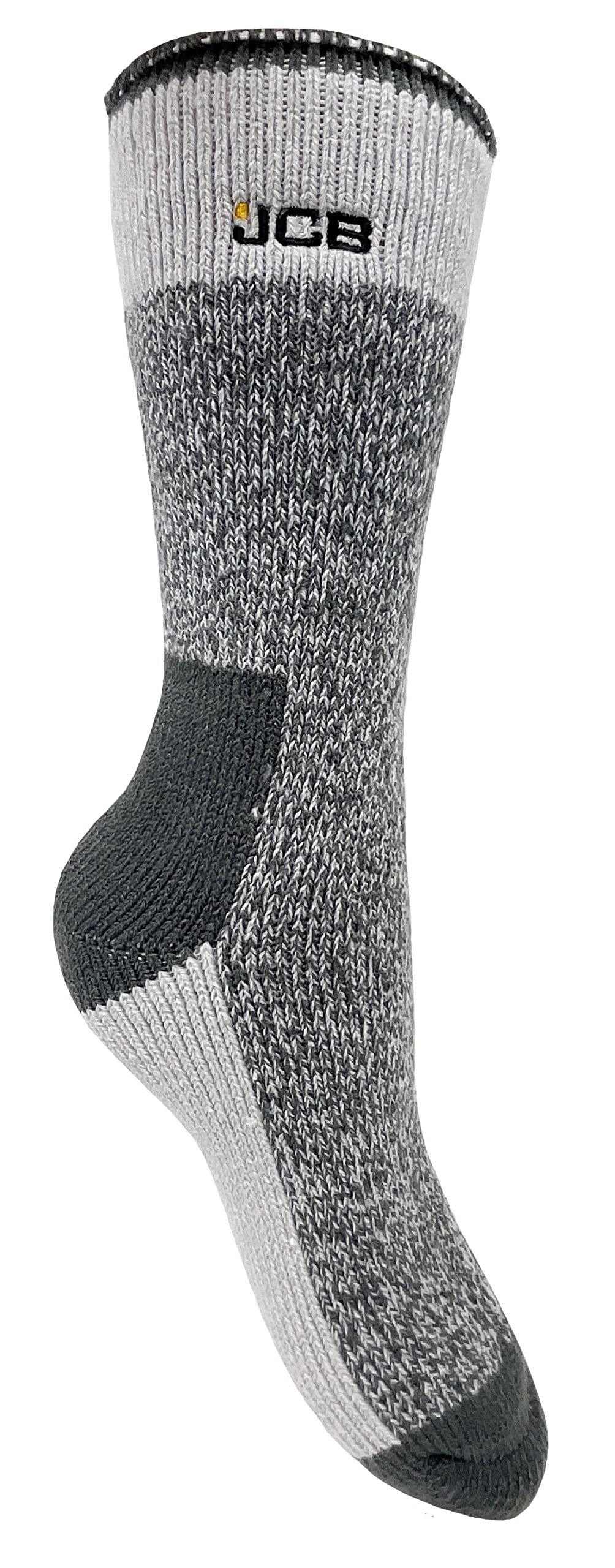 Jcb Women's Grey - Thermasock Work Socks - 1 Pair - Uk 4-7 Eur 37-41 - Thermal Winter Warm Socks