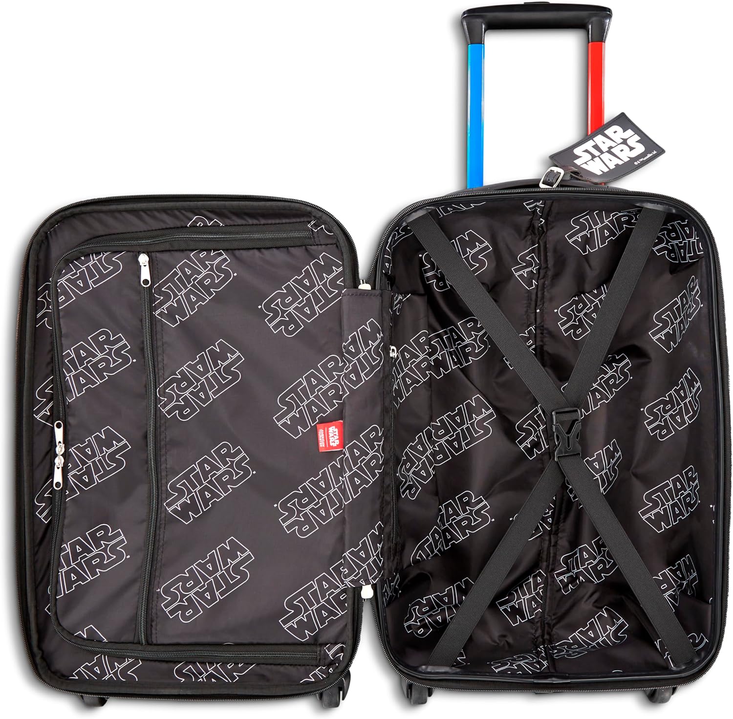American Tourister Star Wars Hardside Luggage with Spinner Wheels, Light vs Dark, Carry-On 21-Inch