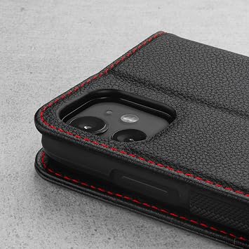 TORRO Leather Case Compatible with iPhone 11 Genuine Leather Wallet Case/Cover with Card Holder and Stand Function (Black)