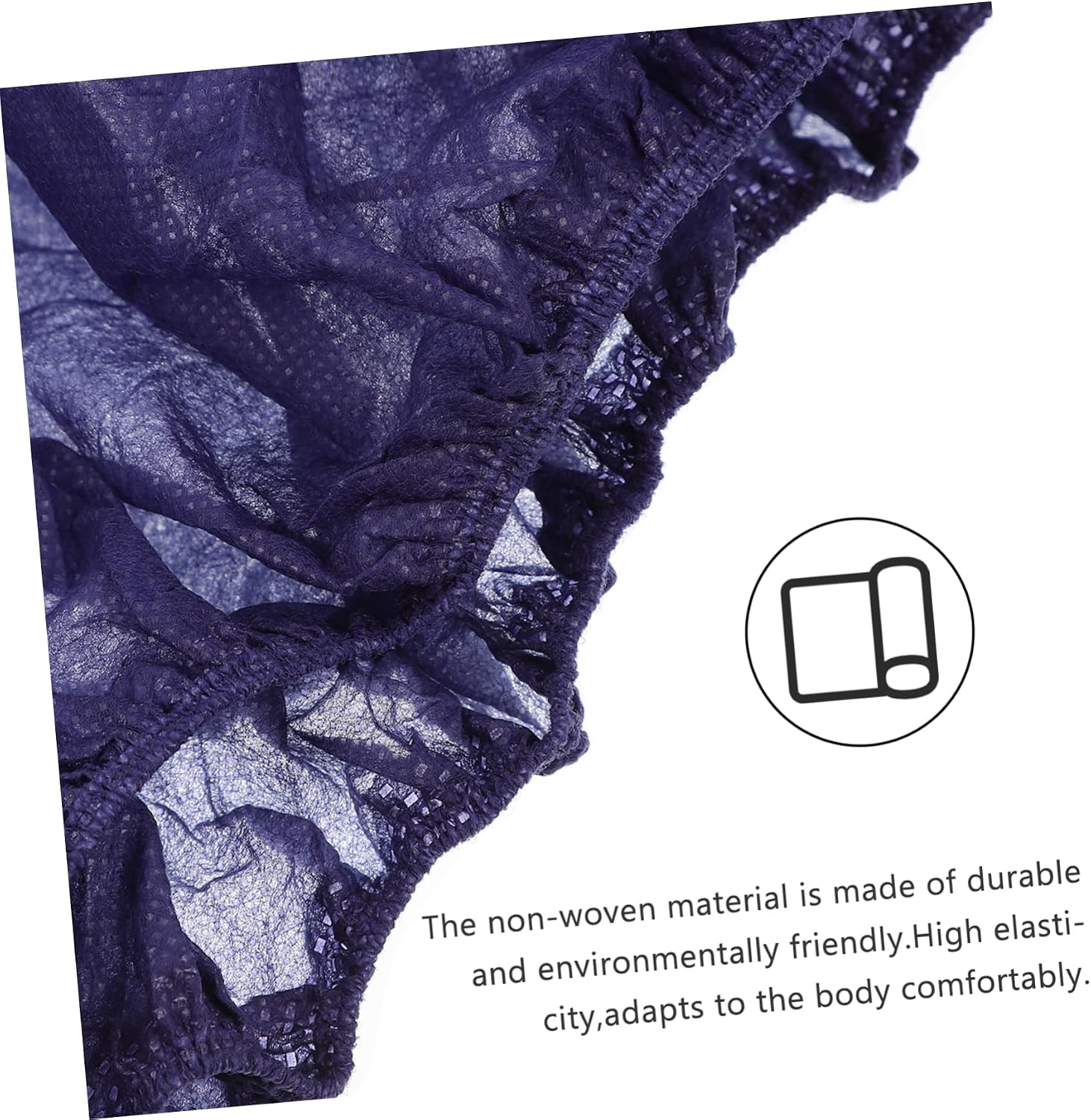 POPETPOP 25Pcs Disposable Non Woven Cloth Underwear Comfortable Spa Panties for Travel Dark Blue Unisex Design Easy to Use No Washing Required for Beauty Treatments