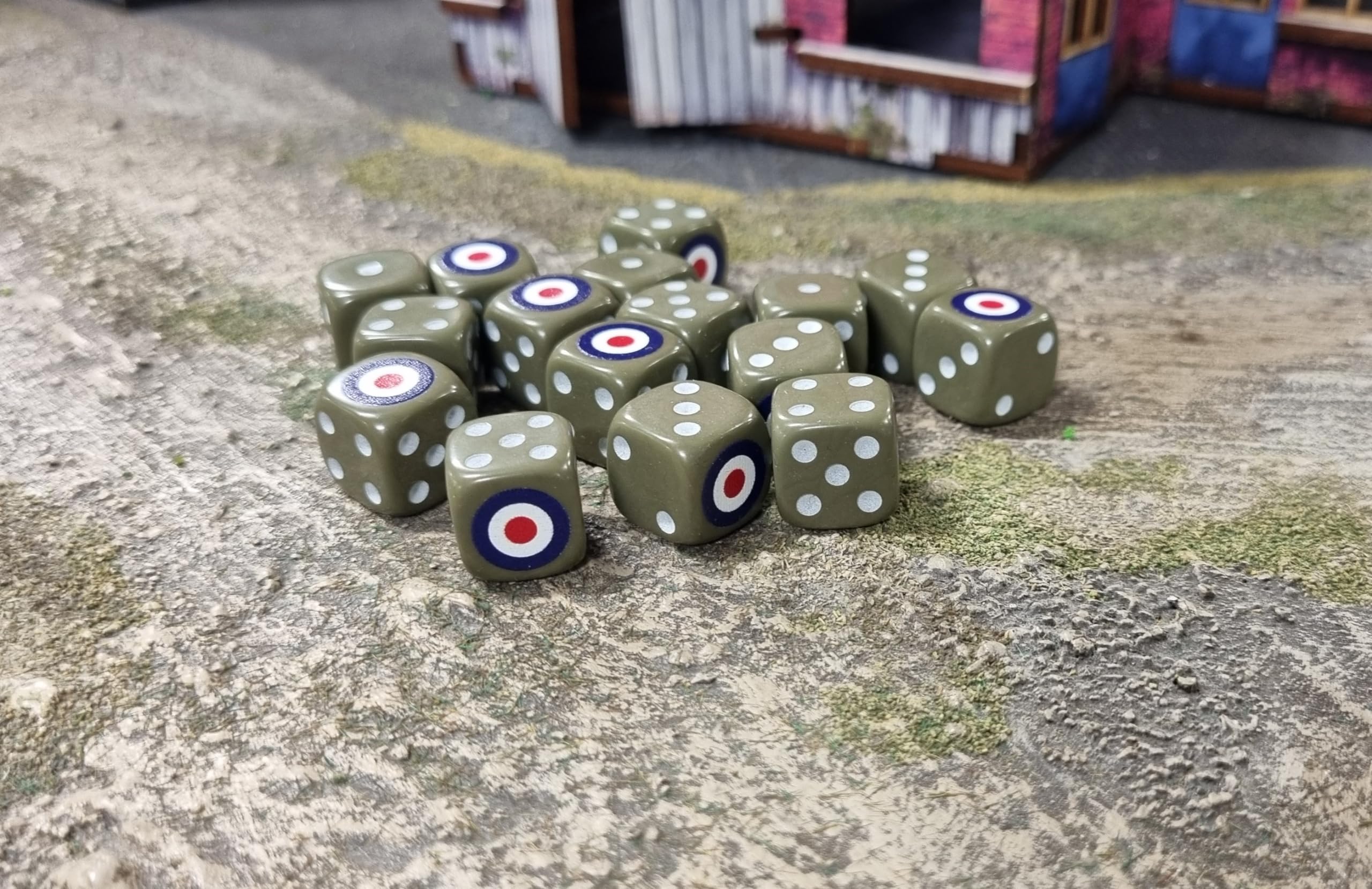 Warlord Games British Army Roundel D6 Dice (16) Bolt action