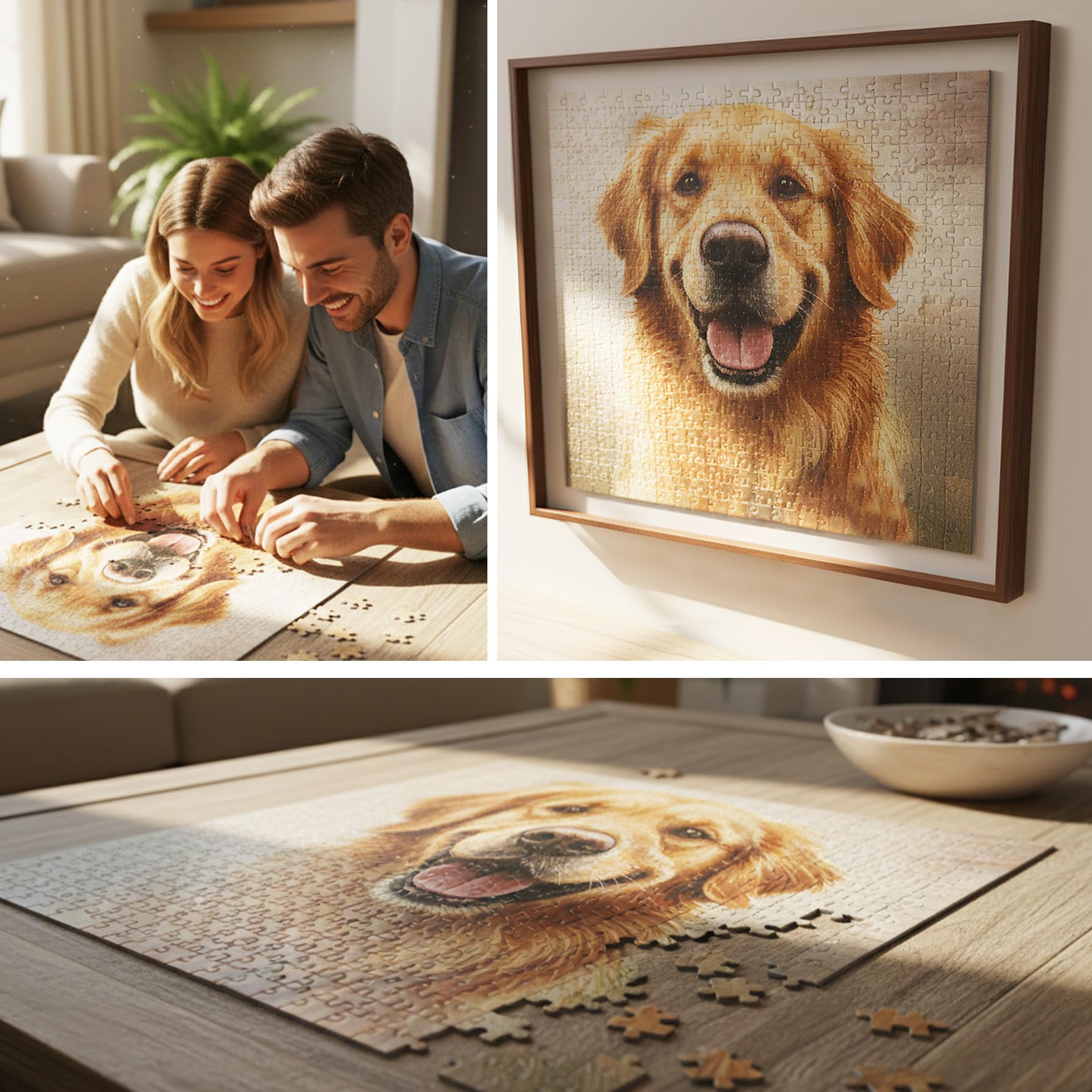 Puzzle Personalizzato con Foto Incorniciabile Regalo Festa Mamma Anniversario Compleanno 180 360 500 Pezzi Stampa HD
