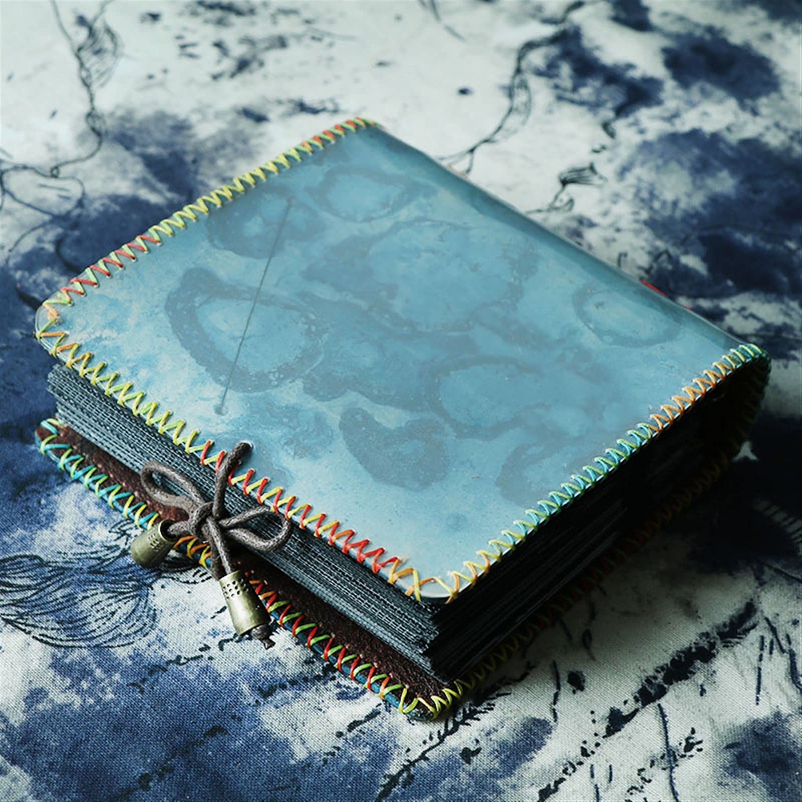 HASMI Fotoalbum Handgemachtes Kreativität Fotoalbum Leder Fotoalbum Dicke Abdeckung Einsatz Tasche Große Kapazität Familie Hochzeitsjubiläumsalben Fotobuch
