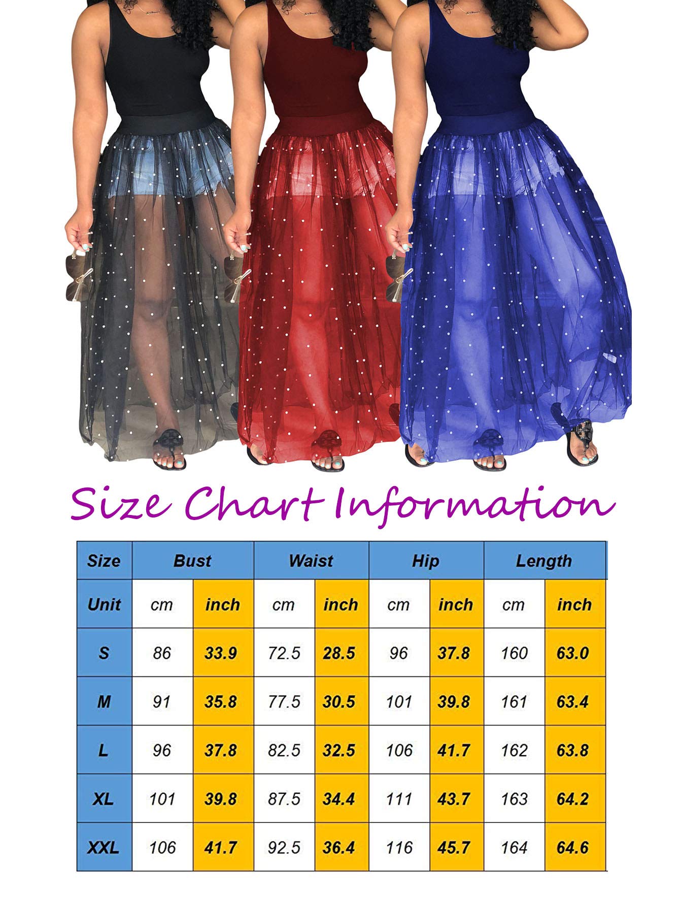 HOTGIRL Women's Maxi Dress Sheer Beach Cover Up Plus Size Casual Summer See Through Dresses for Women Sexy Clubwear Mesh Black XXL