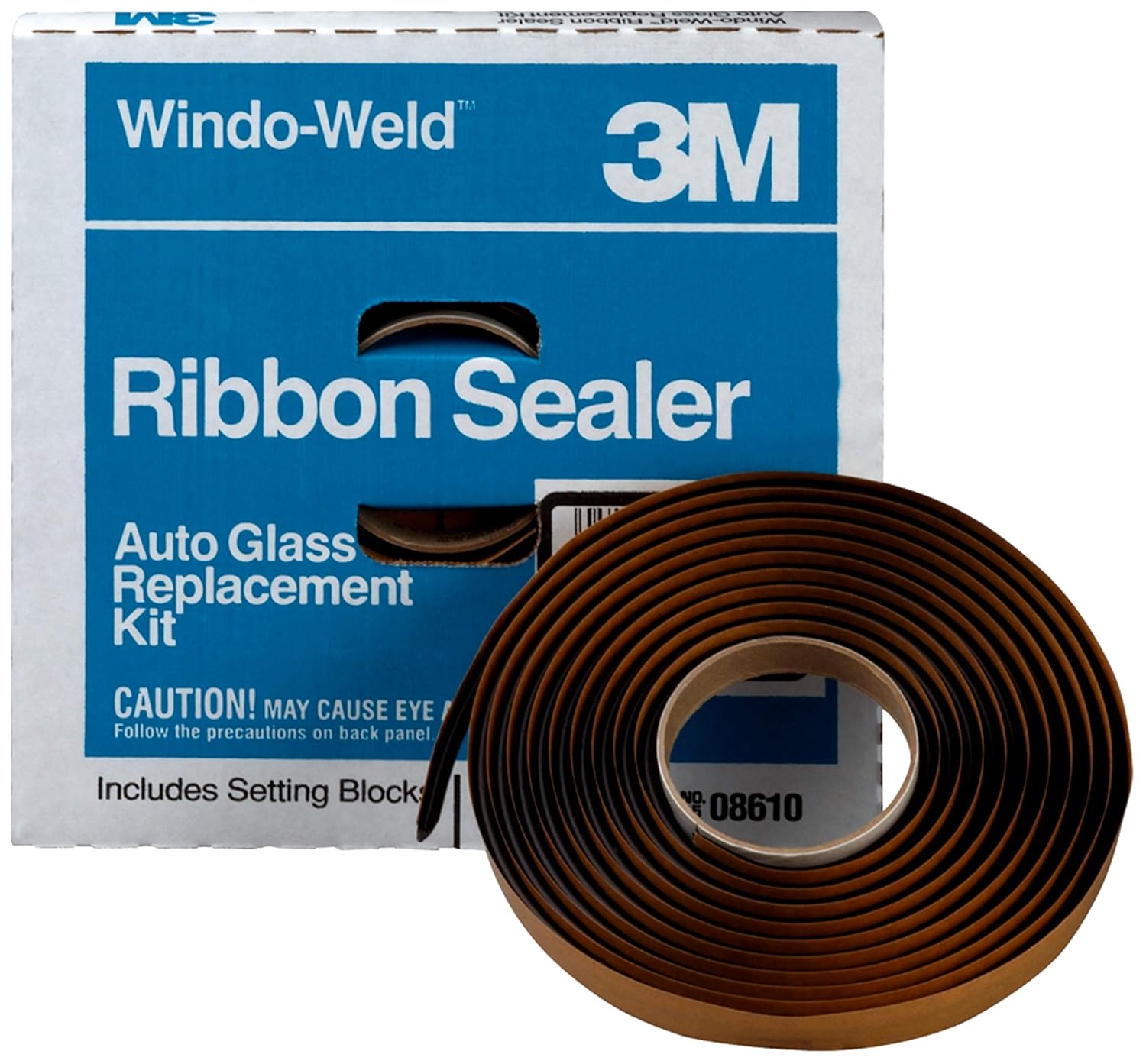 3M Windo-Weld Round Ribbon Sealer, 08612, 3/8 in x 15 ft Kit