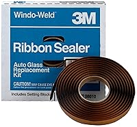 Vista 5 de 3M MWUR9 3M Sellador de Cinta Redonda Windo-Weld, 08610, Kit de 1/4 pulgada x 15 pies, negro