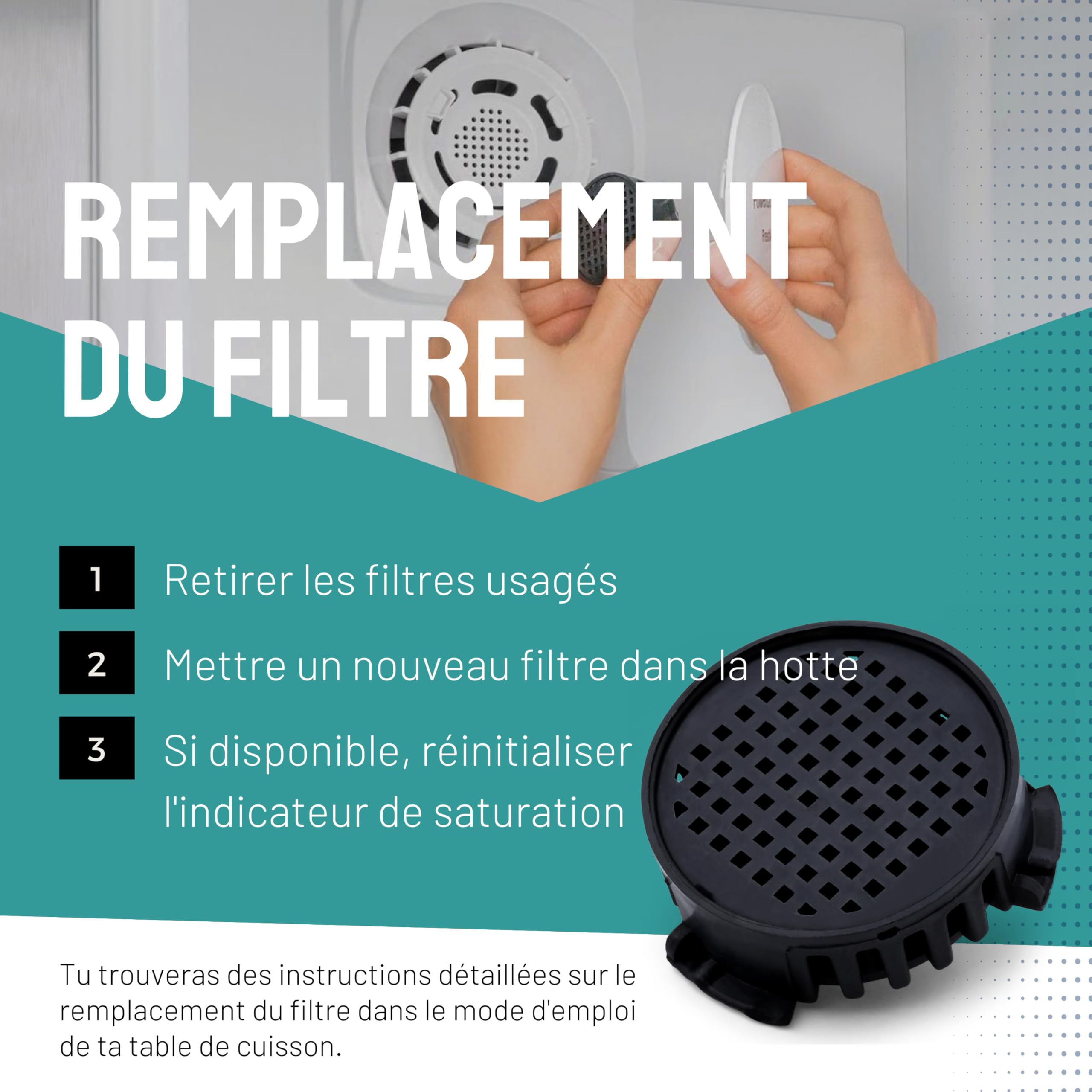 FilterBase® Filtre à charbon actif 4 pièces adapté à Liebherr 9096342, 9881116, 7440006, 9882304 et Miele 10806820 Réfrigérateur Filtre