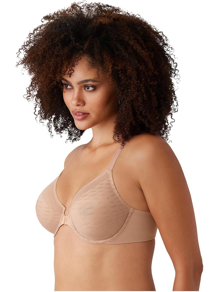 Pink Wacoal Elevated Allure Seamless Front-Close Underwire Bra