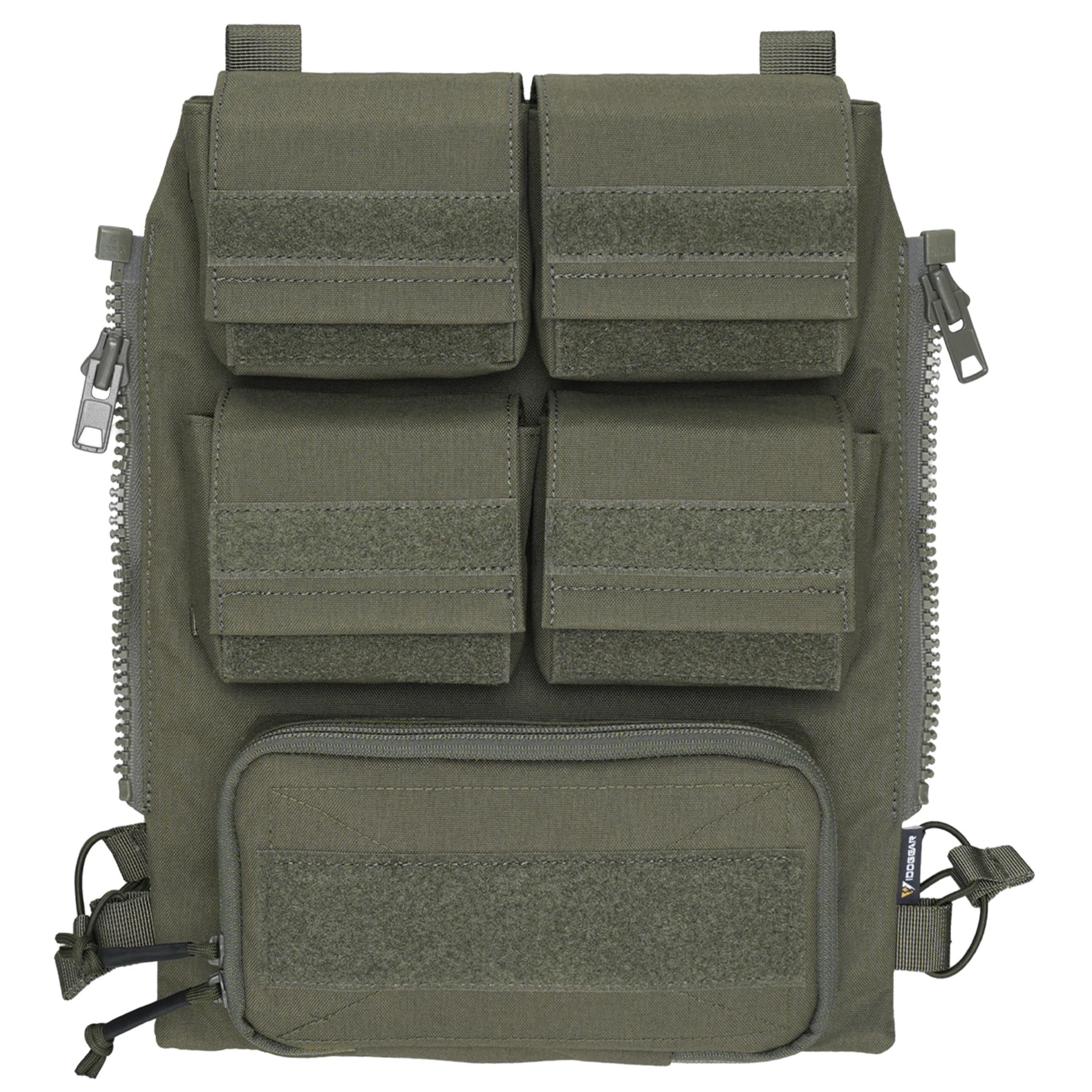 IDOGEAR Tactical Pouches Zip-on Panel Pouch Military Vest Accessory Bag for JPC 2.0 AVS CPC Vest