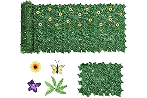 24 Pack Artificial Ivy Privacy Fence Balcony Privacy Screen