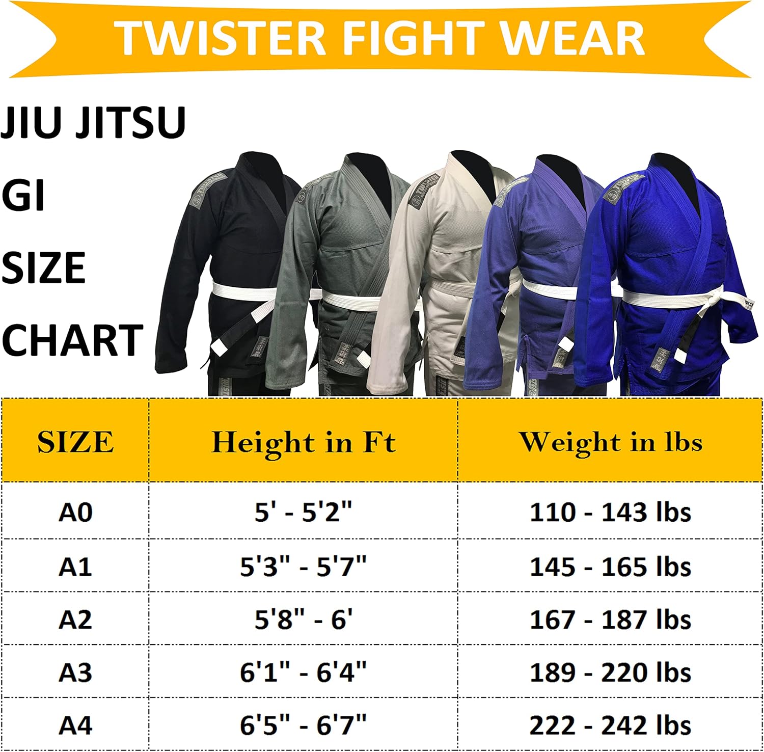 Challenge Brazilian Jiu Jitsu Gi/Kimono/BJJ Gi Premium quality Fabric Comes With White Belt - Image 3