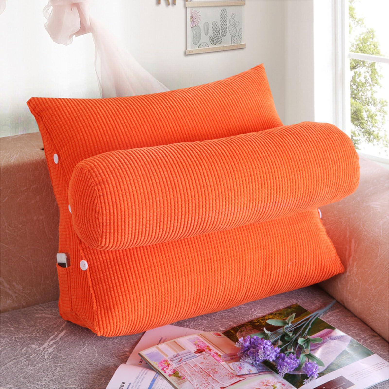 Coussin de dossier de lit idéal pour jouer aux jeux vidéo au salon
