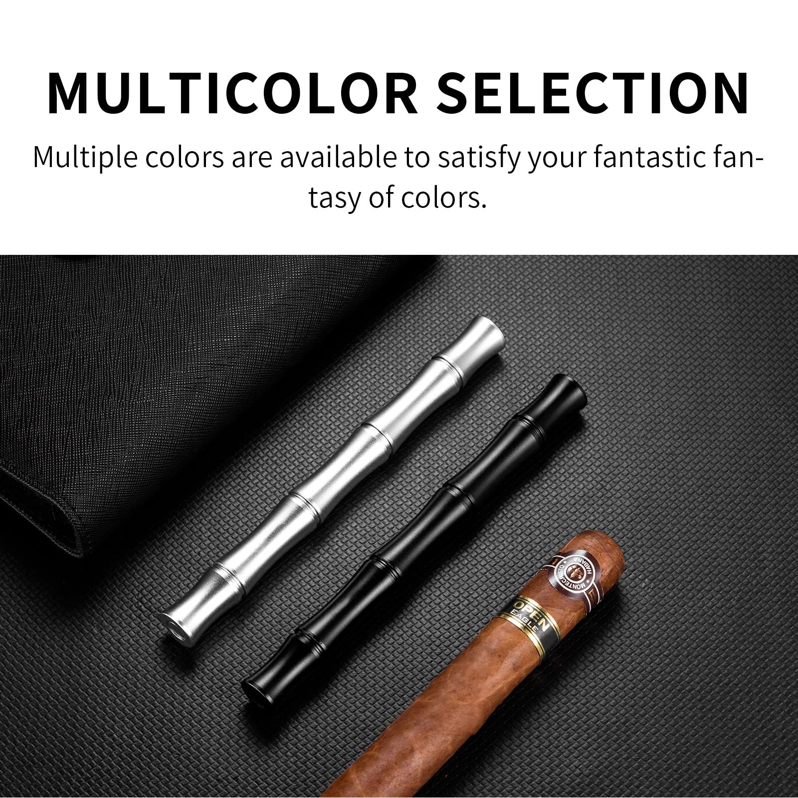 Cigar Punch Tool | Perfect, Smoother Draw Enhancer With Sharp Prongs For Piercing Stainless Cutter Accessory Alternative Cigar Pick Made With The Finest Aluminum Steel Prongs Silver - View #10