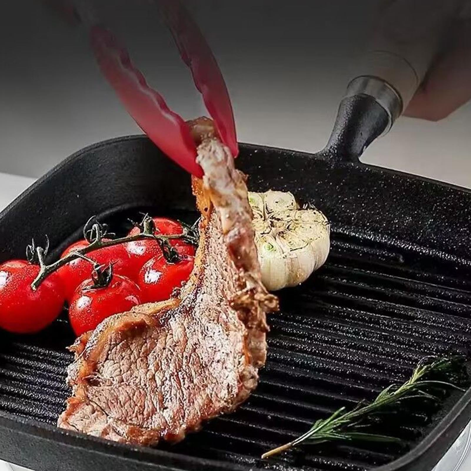 Padella Grill Padella Da Campeggio Con Manico In Legno | Accessorio Cucina Multifunzionale Portatile Resistente Al Calore Per Pancake Bacon Panino