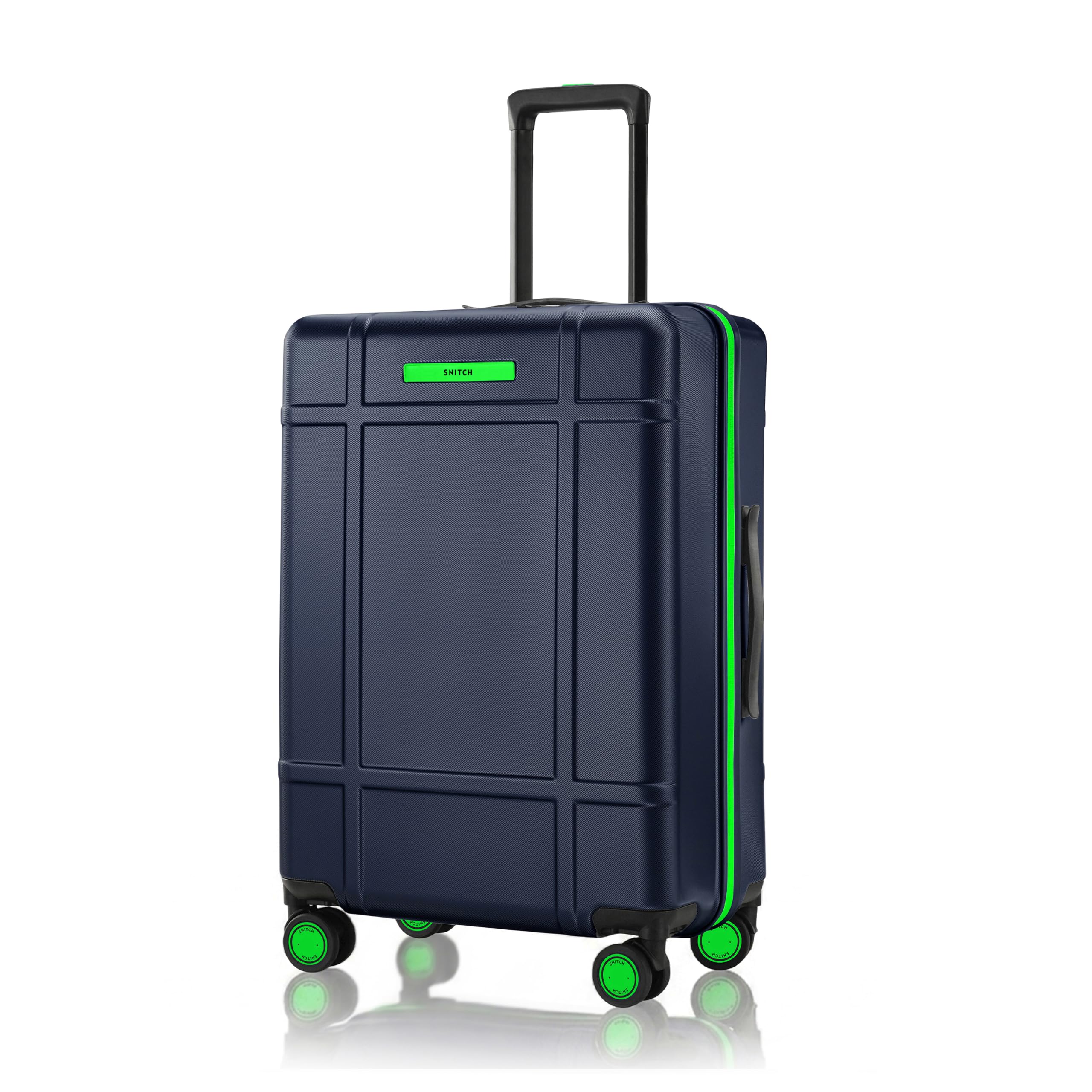 snitch Blink Medium Size Blue Polycarbonate Hard Travel Suitcase - Suitcase Medium Size & Luggage with 8 Wheels, Premium Lock, Wet & Dry Pouch & Free Shoe Bag-picture-24