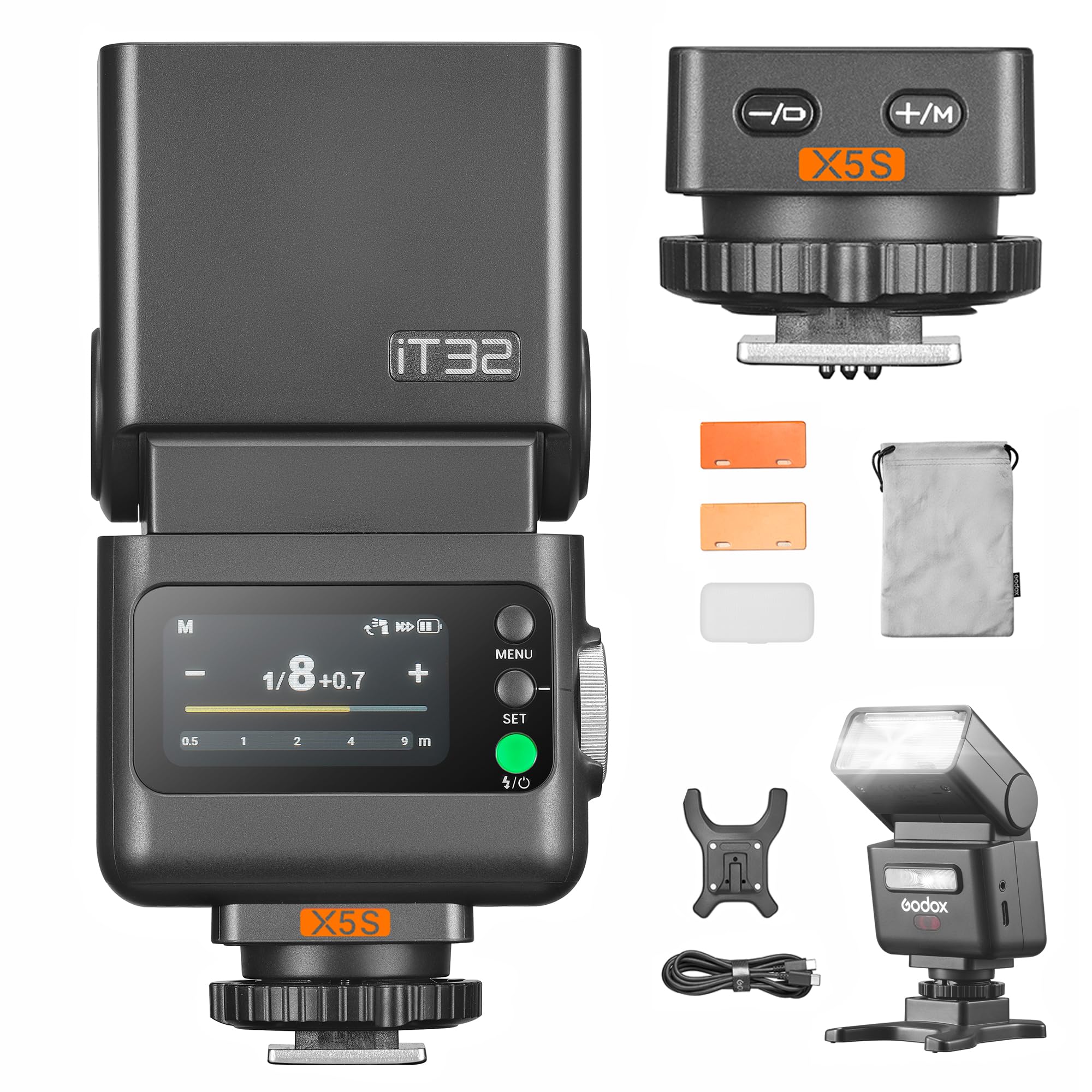 Amazon.com : GODOX IT32 TTL Camera Flash with X5 Wireless Flash