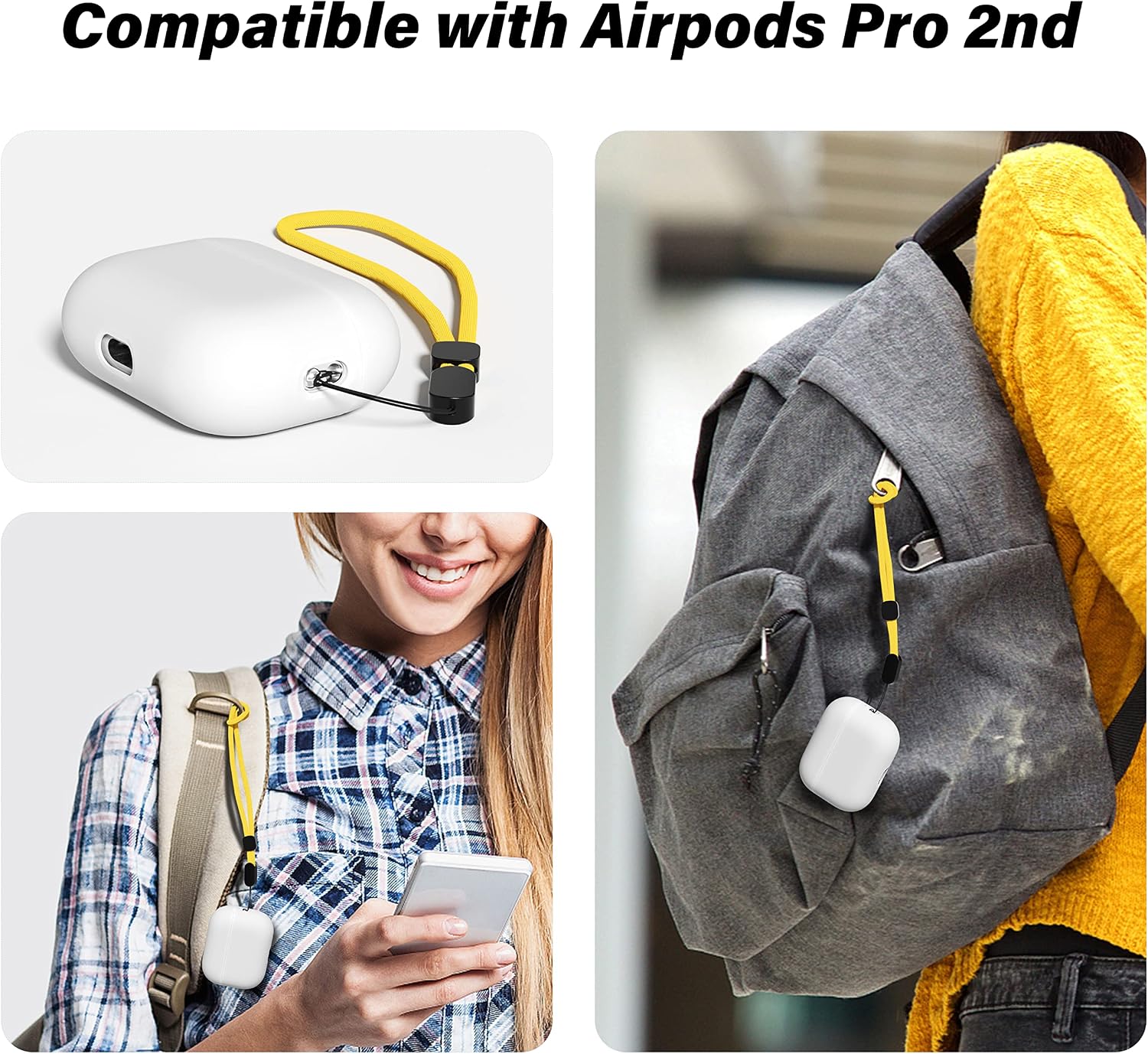 oakxco Lanyard Compatible with Airpods Pro 2 Loop image 2