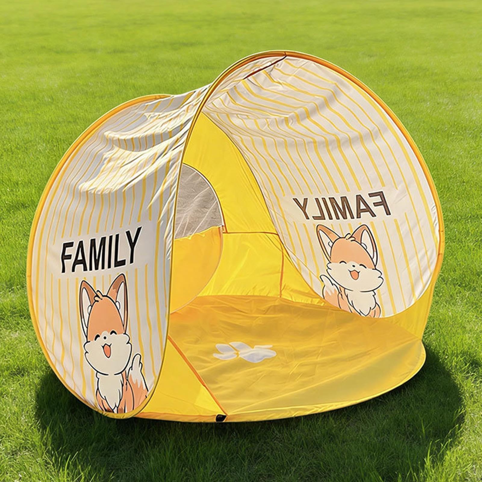 Namioty kempingowe, łatwe w montażu, wodoodporne, składane, z oknem, uroczy design, wersja szybkiego montażu, do ogrodu, na piknik, podróże, basen, plażę, taras, lato, schronienie